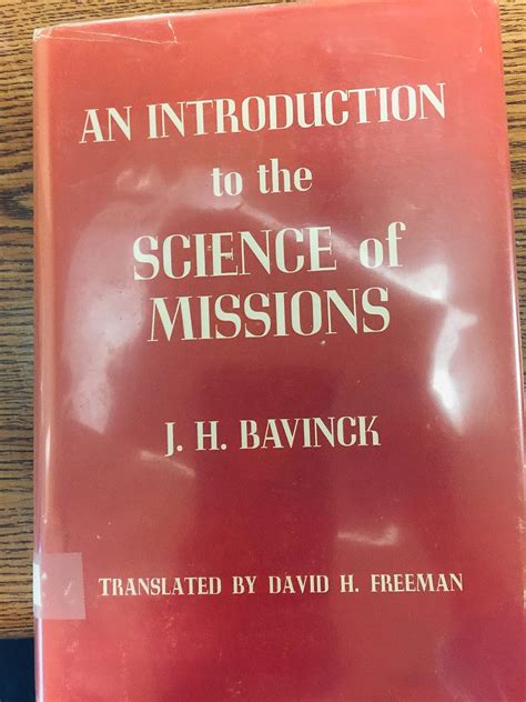 an introduction to the science of missions Epub