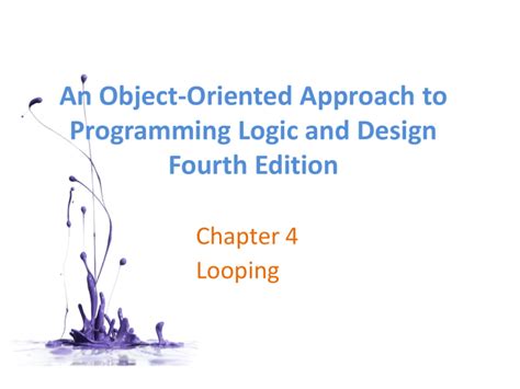 an object oriented approach to programming logic and design an object oriented approach to programming logic and design Epub