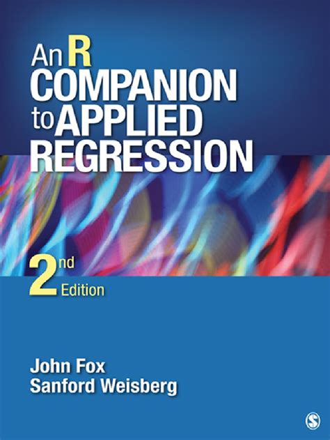 an r companion to applied regression Kindle Editon