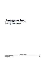 anagene inc case solution pdf Your Digital Publications Solutions Ebook Kindle Editon
