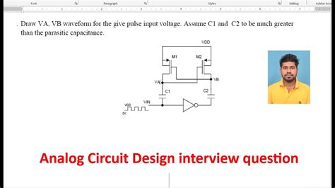 analog circuit design interview questions Doc