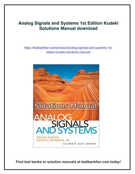 analog signals systems solutions manual kudeki pdf Doc