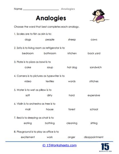 analogy for third grade Epub