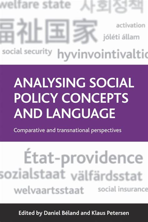 analysing social policy concepts language Kindle Editon