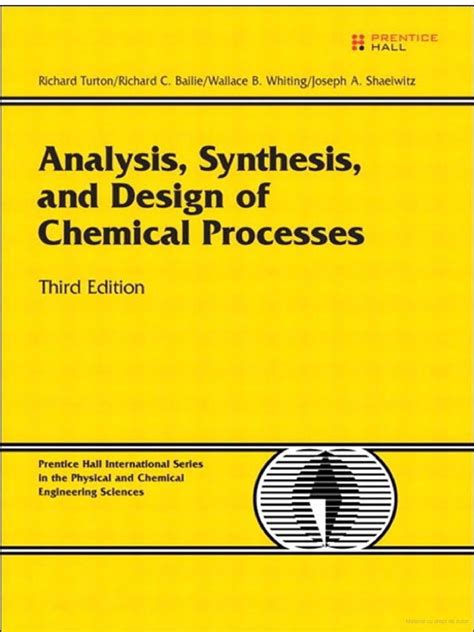 analysis and design of chemical processes third edition manual solution Reader