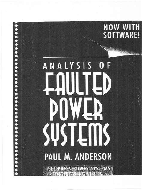 analysis faulted power systems solution manual Kindle Editon