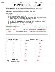 analysis of a penny lab answer key Doc