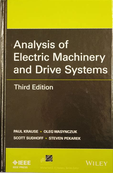 analysis of electric machinery and drive systems solution manual Doc