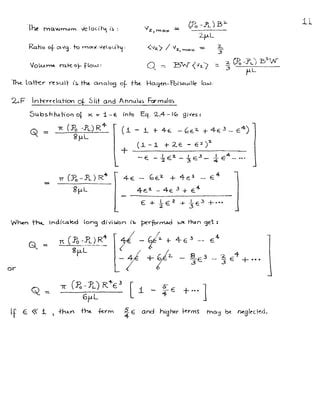 analysis of transport phenomena solution Doc