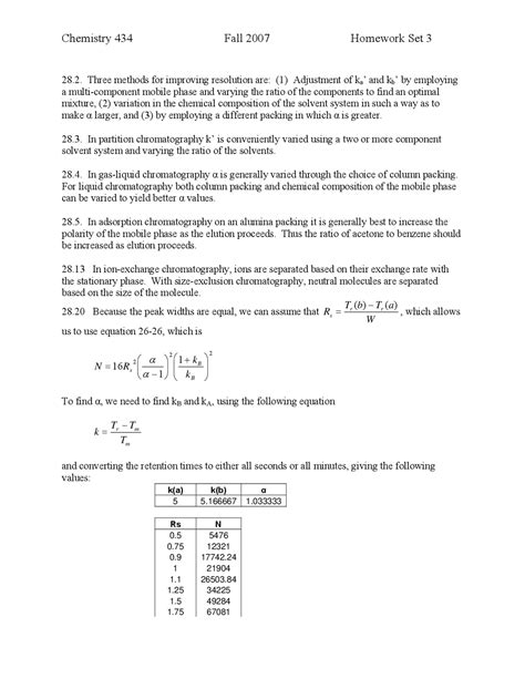 analytical chemistry practice problems PDF