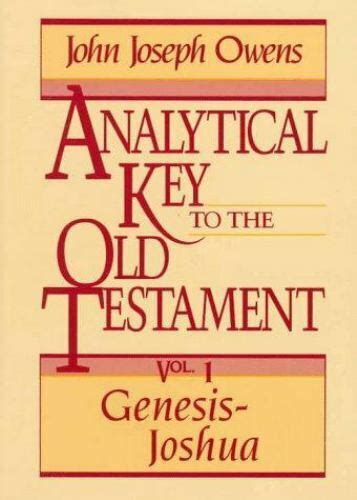 analytical key to the old testament vol 1 genesis joshua PDF