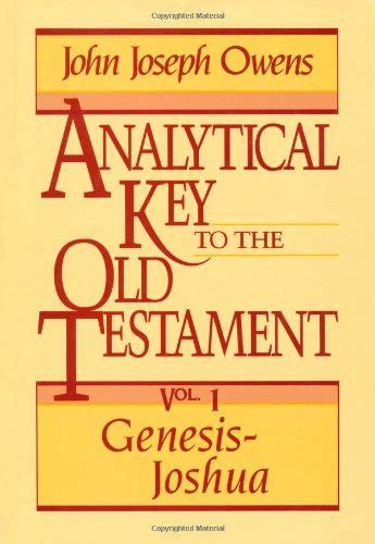 analytical key to the old testament vol 1 genesis joshua PDF