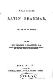 analytical latin grammar charles hamilton Doc