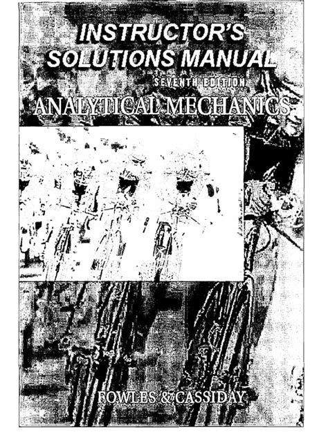 analytical mechanics 7th edition solutions manual pdf Reader