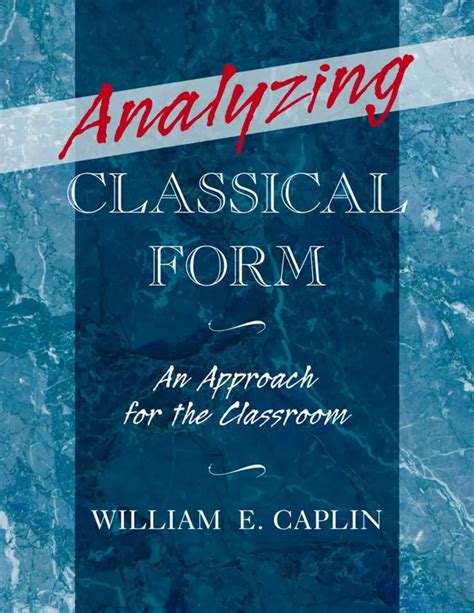 analyzing classical form an approach for the classroom Doc