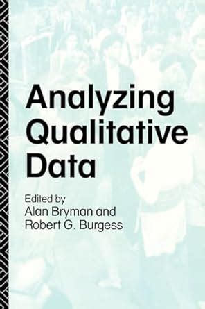 analyzing qualitative data alan bryman Reader