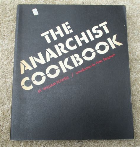 anarchist cookbook original Epub