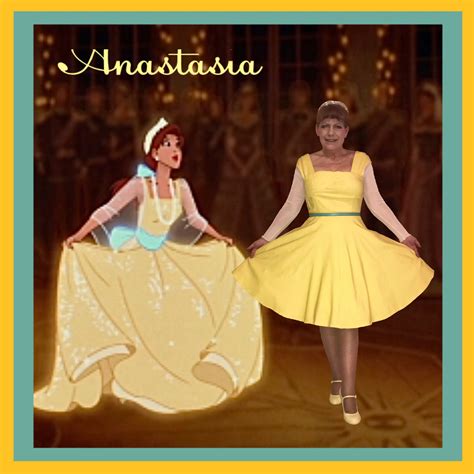 anastasia dress yellow