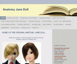 anatomy jane doll websites Kindle Editon
