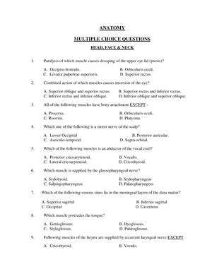 anatomy mcq questions and answers Reader