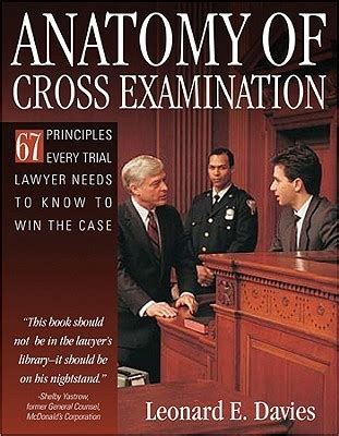 anatomy of cross examination anatomy of cross examination Reader