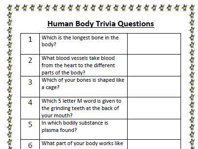 anatomy trivia questions and answers Doc