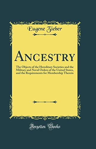 ancestry hereditary societies requirements membership Kindle Editon