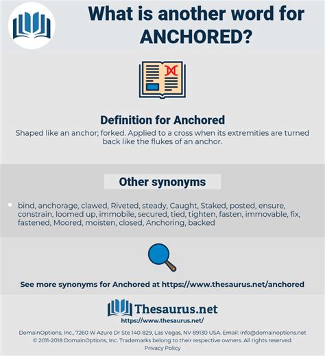 anchored thesaurus