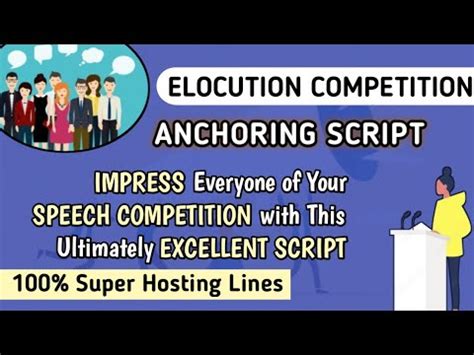 anchoring elocution competition PDF