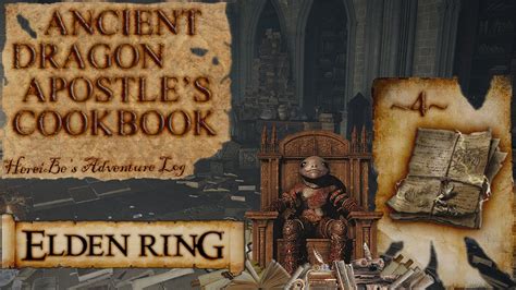 ancient dragon apostles cookbook 4