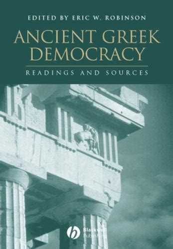 ancient greek democracy readings and sources Doc