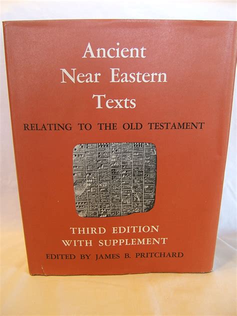 ancient near eastern texts relating to the old testament with supplement Reader