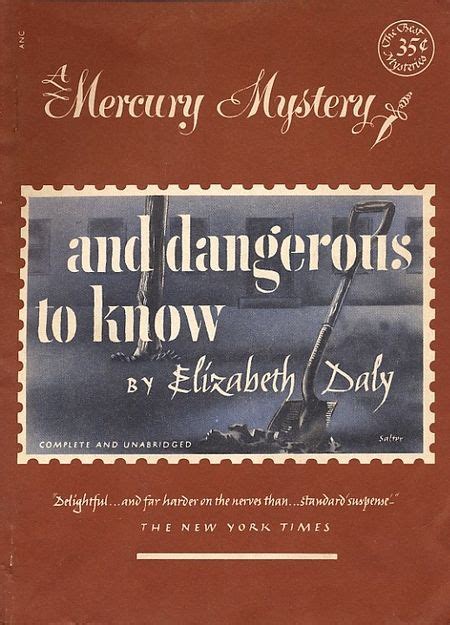and dangerous to know henry gamadge 14 PDF