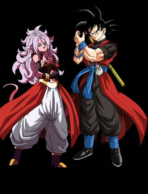 android 21 x goku