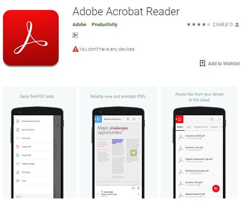 android adobe reader Doc