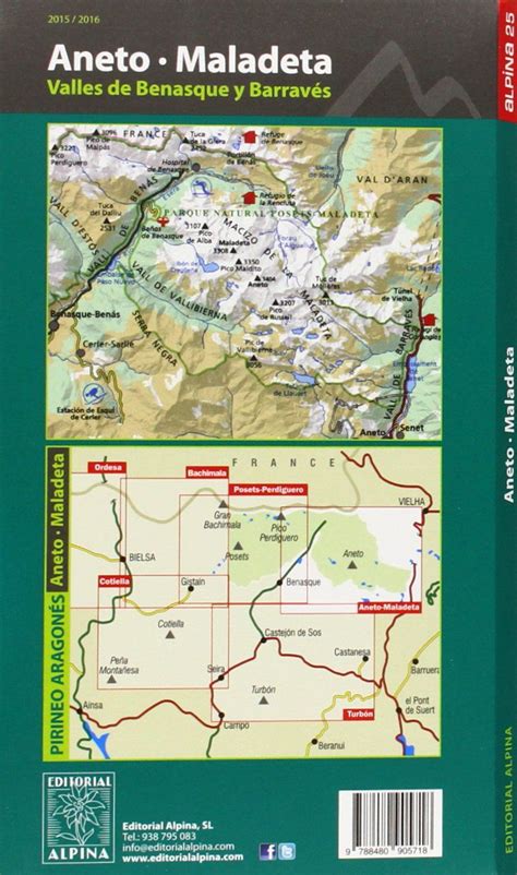 aneto maladeta mapa y guia alpina 125000 mapa y guia excursionista Epub