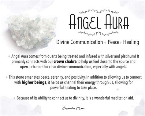 angel aura quartz properties