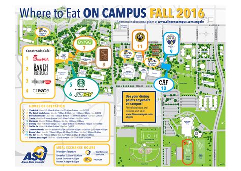 angelo state campus map