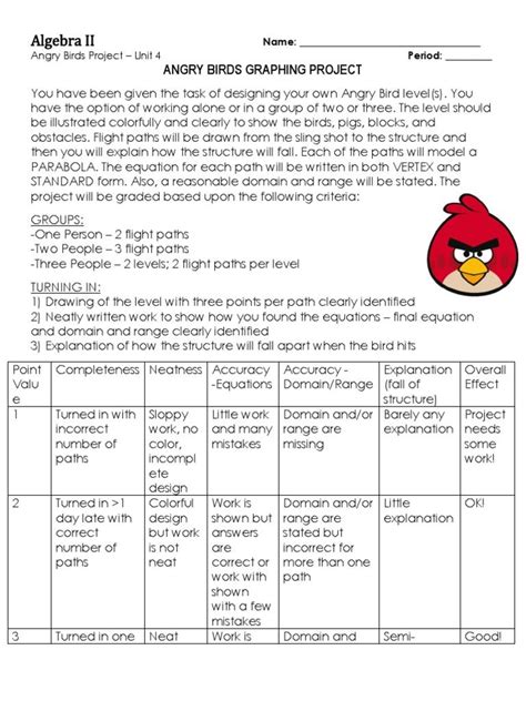 angry birds quadratic word problem Kindle Editon