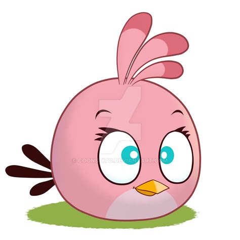 angry pink bird