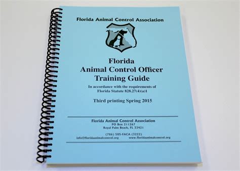 animal control officer training manual Doc