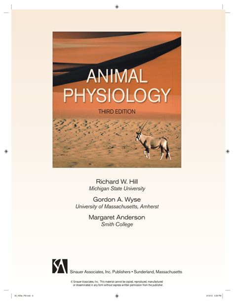 animal physiology hill wyse and anderson pdf Kindle Editon