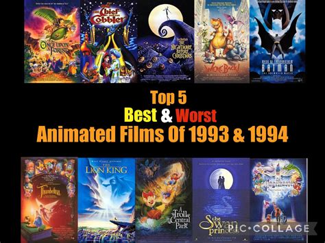 animated movies 1993