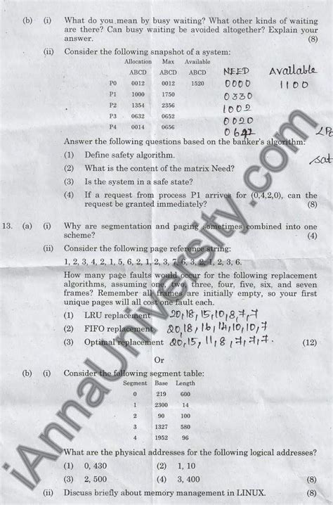 anna university answer key for computer networks Kindle Editon