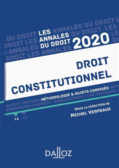 annales droit constitutionnel michel verpeaux Reader