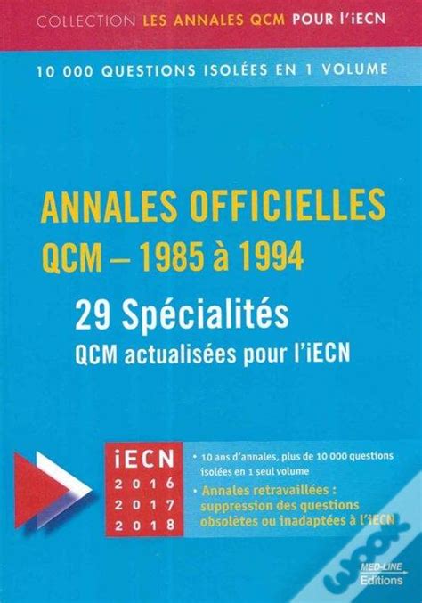annales officielles qcm 1985 1994 Reader