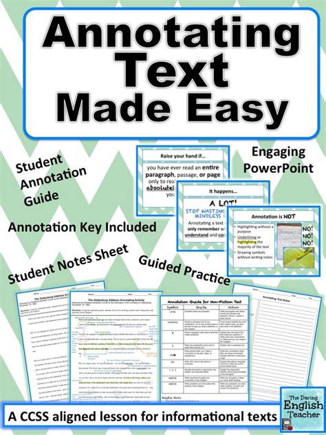 annotate text practice for 7th grade PDF