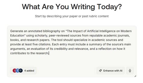 annotated bibliography generator ai