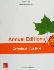 annual editions criminal justice 39 or e Kindle Editon