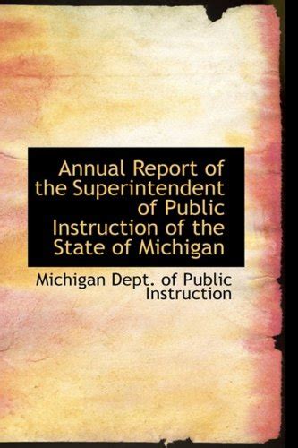 annual report superintendent public instruction PDF